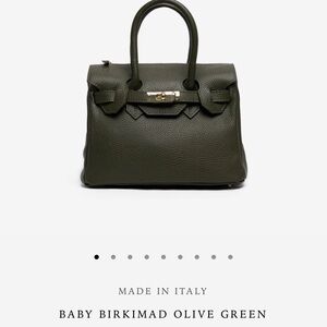 BABY BIRKIMAD in OLIVE GREEN (Made in Italy)